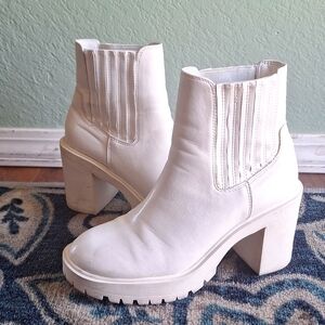 Combat Platform heel boot